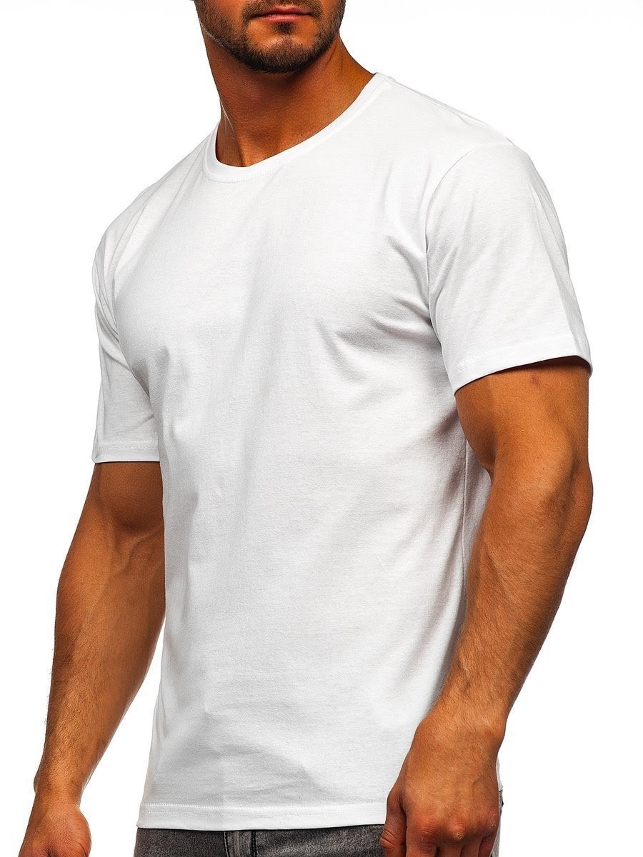 biały tshirt